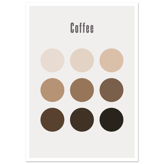 Coffee Colors - Rund